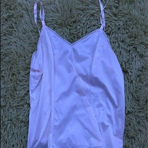 Y2K/INDIE white lace tank top